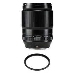 FUJI XF 90MM F2 R LM WR Black + HOYA 62mm PRO 1D Protector