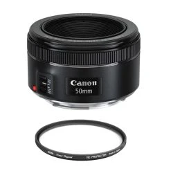 Canon® CANON EF 50mm F1.8 STM + HOYA 49mm PRO 1D Protector