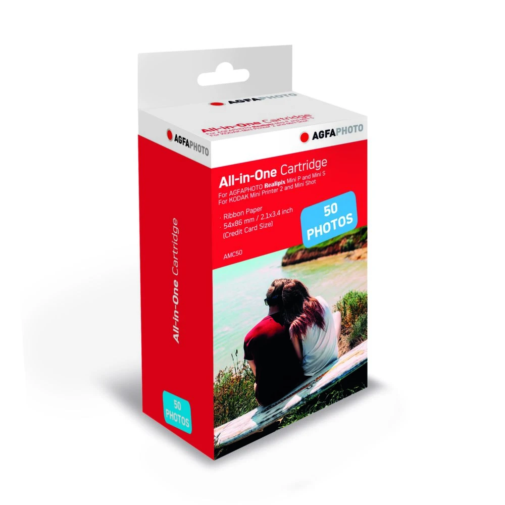 AGFA PHOTO - Cartouche Et Papiers 5,3 X 8,6 Cm AMC - Compatible AGFA P... 1 AGFA PHOTO - Cartouche Et Papiers 5,3 X 8,6 Cm AMC - Compatible AGFA P...