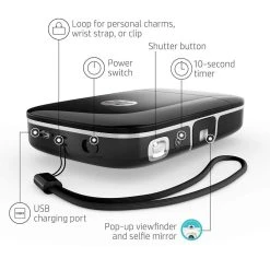 Alternative view of HP Sprocket 2en1 Blanc + MicroSD 8Go + 20 Feuilles