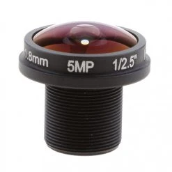 Marque Generique 5MP HD Lentille De Sécurité Objectif 1.8 Mm Fisheye Pour Vidéo Cam?...