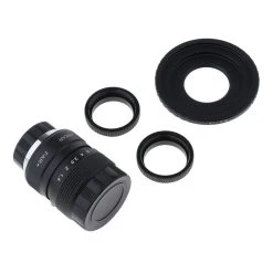 Alternative view of Marque Generique Objectif CCTV 25mm + Adaptateur De Montage C + 2 Bagues Macro Pour App...