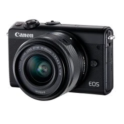 Canon® Appareil Photo Hybride Noir M100 15-45 Et 55-200