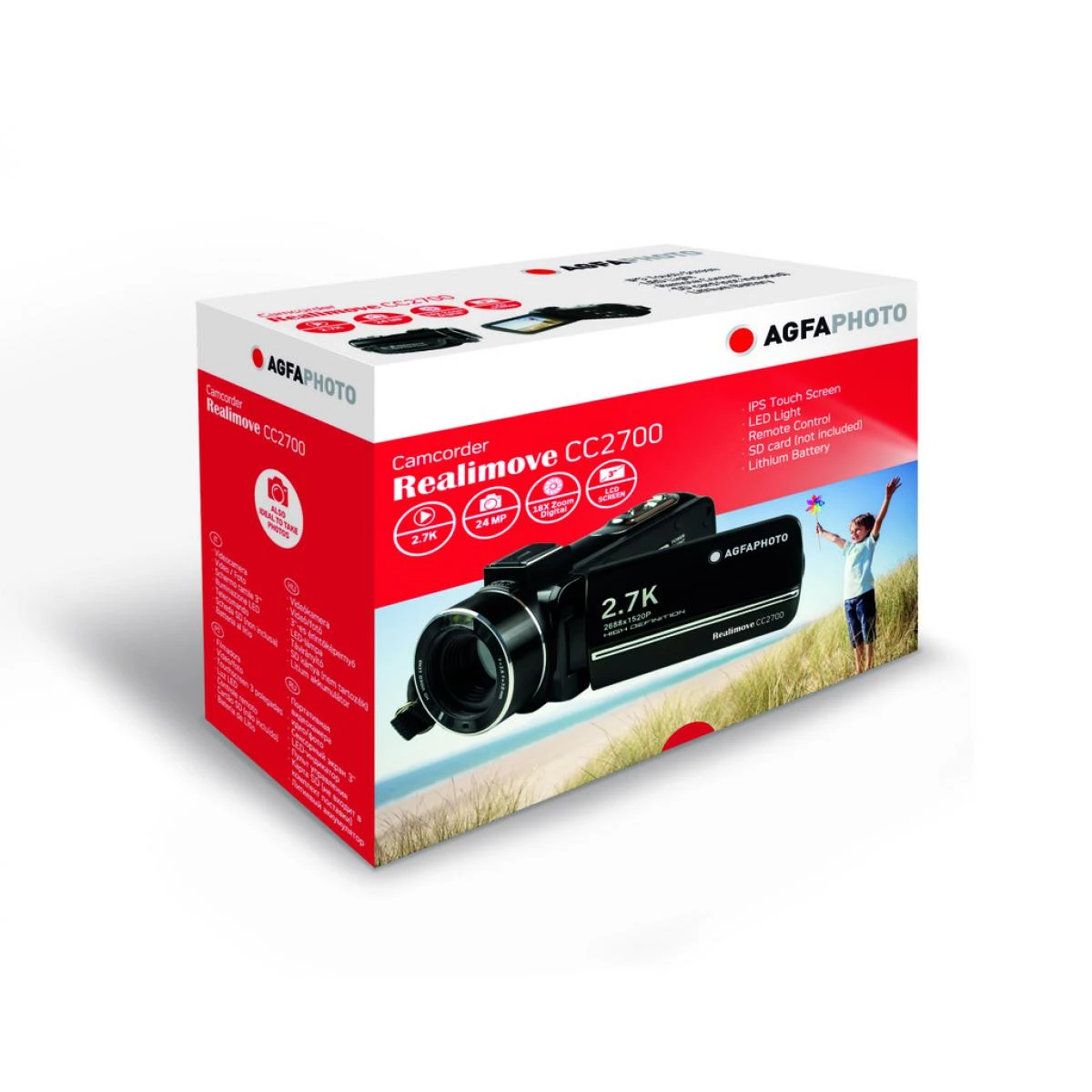 AGFA PHOTO Realimove CC2700 – Caméscope Numérique (2.7K, 24MP, Éc... 4 AGFA PHOTO Realimove CC2700 – Caméscope Numérique (2.7K, 24MP, Éc... – Image 4