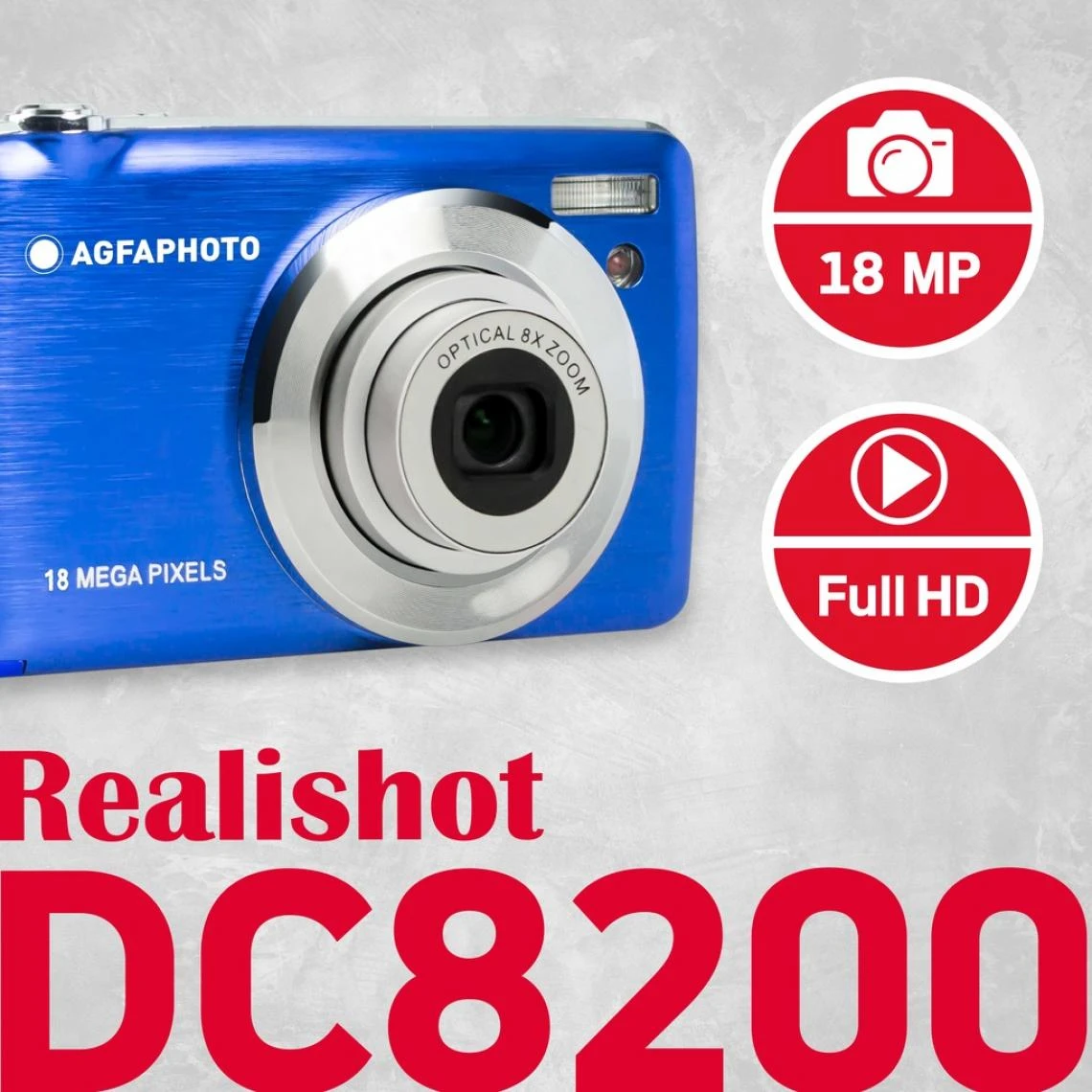 AGFA PHOTO Realishot DC8200 - Appareil Photo Numérique Compact Cam (1... 2 AGFA PHOTO Realishot DC8200 - Appareil Photo Numérique Compact Cam (1... – Image 2
