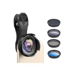 Wewoo Ensemble De Lentilles Téléphone Universel 6 En 1 16mm 0.6X Objectif ...