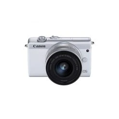 Canon® Appareil Photo Hybride EOS M200 Blanc + EF-M 15-45mm IS STM