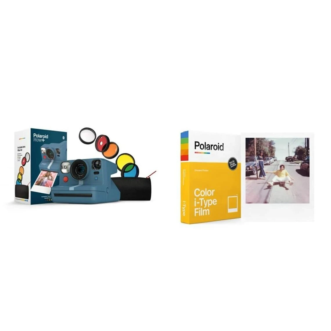 Appareil Photo Instantané Polaroid NOW+ Calm Blue 2 Appareil Photo Instantané Polaroid NOW+ Calm Blue – Image 2