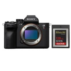 Appareil Photo Sony A7R V+Carte SanDisk 128 Go Extreme Pro CF CFexpres...