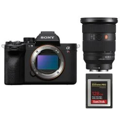 Boîtier Sony A7R V + FE 24-70mm F2.8 GM II + Carte SanDisk 128 Go Ext...