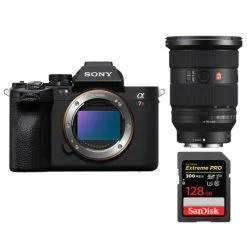 Boîtier Sony A7R V+FE 24-70mm F2.8 GM II+SanDisk 128 Go Extreme Pro S...
