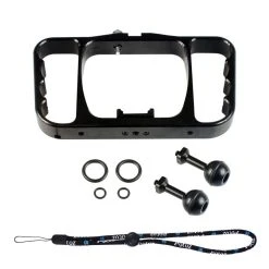Wewoo Bras De Lumière De Plongée Pour Ordinateur De Poche Dual Avec Suppor... 8 Wewoo Bras De Lumière De Plongée Pour Ordinateur De Poche Dual Avec Suppor... -Boutique KODAK PIXPRO bras de lumiere de plongee pour ordinateur de poche dual avec support en aluminium cordon osmo actio 3