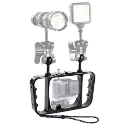 Wewoo Bras De Lumière De Plongée Pour Ordinateur De Poche Dual Avec Suppor... 9 Wewoo Bras De Lumière De Plongée Pour Ordinateur De Poche Dual Avec Suppor... -Boutique KODAK PIXPRO bras de lumiere de plongee pour ordinateur de poche dual avec support en aluminium cordon osmo actio 4