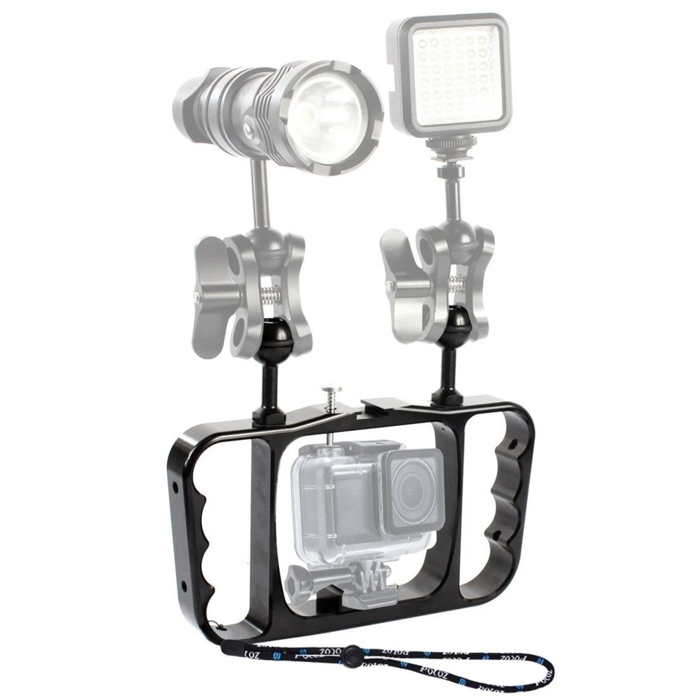 Wewoo Bras De Lumière De Plongée Pour Ordinateur De Poche Dual Avec Suppor... 5 Wewoo Bras De Lumière De Plongée Pour Ordinateur De Poche Dual Avec Suppor... – Image 5