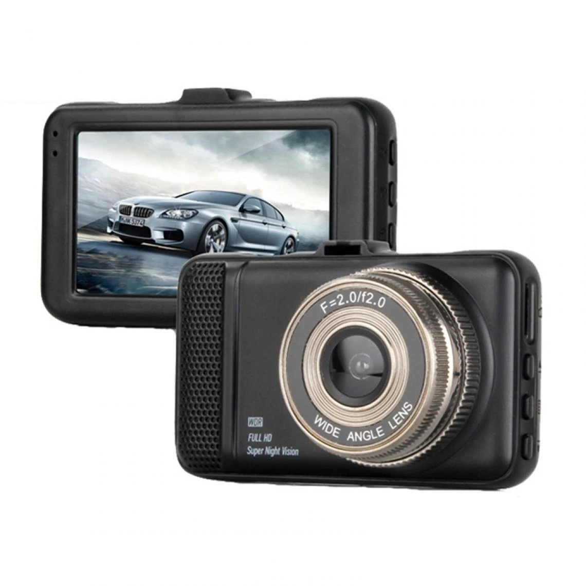 Yonis Caméra De Bord Voiture FHD+SD 8Go 2 Yonis Caméra De Bord Voiture FHD+SD 8Go – Image 2