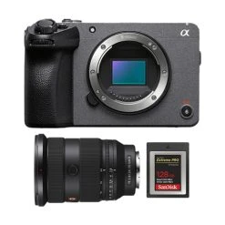 Caméra De Cinéma Numérique Sony FX30 + FE 24-70mm F2.8 GM II + Cart...