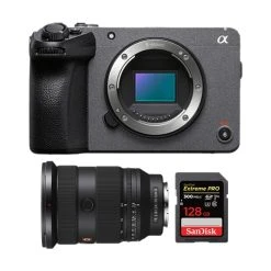 Caméra De Cinéma Numérique Sony FX30 + FE 24-70mm F2.8 GM II + SanD...