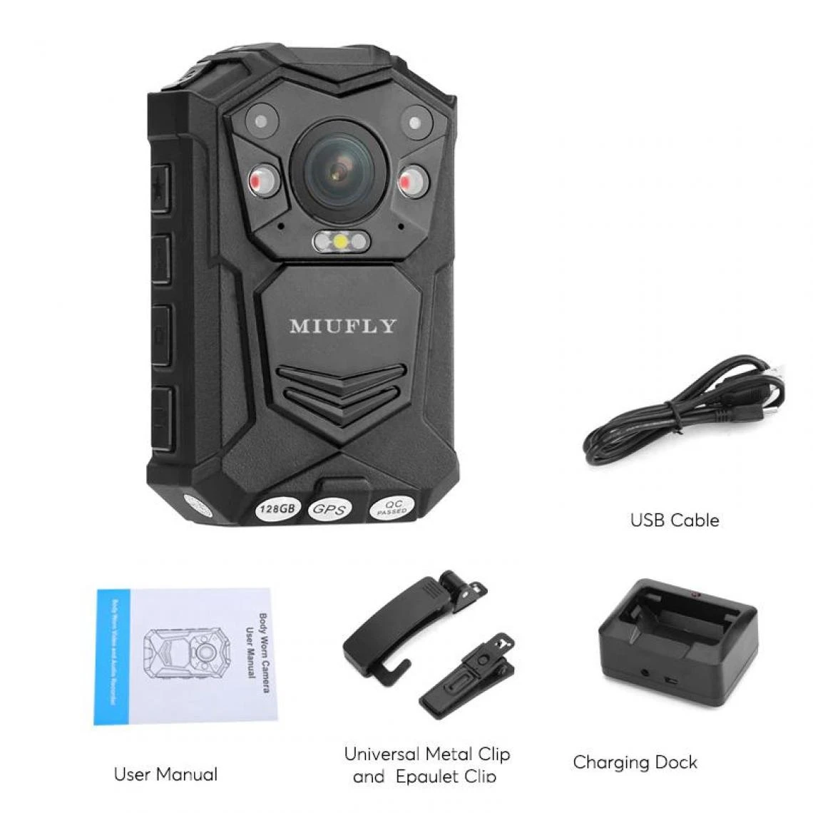 Universal Caméra De Police 1296P HD Pour Les Forces De L'ordre, écran De 2 Pou... 5 Universal Caméra De Police 1296P HD Pour Les Forces De L'ordre, écran De 2 Pou... – Image 5
