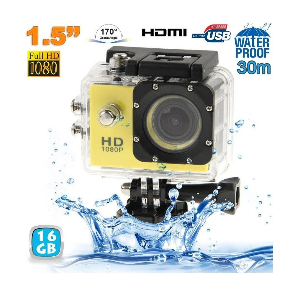 Yonis Caméra Sport Waterproof 1 Yonis Caméra Sport Waterproof
