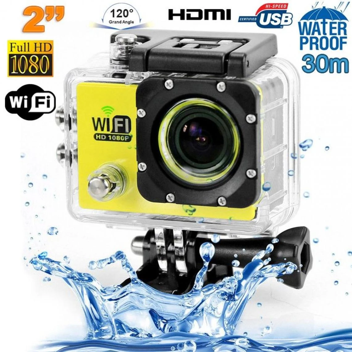 Yonis Caméra Sport Waterproof+SD 8Go 1 Yonis Caméra Sport Waterproof+SD 8Go