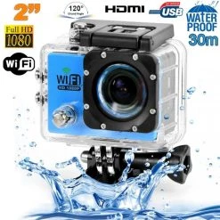 Yonis Caméra Sport Waterproof+SD 8Go