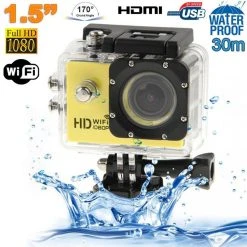 Yonis Caméra Sport Waterproof + 16 Go