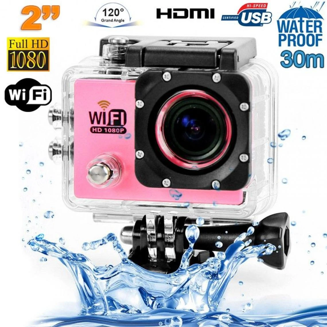 Yonis Caméra Sport Waterproof + 16 Go 1 Yonis Caméra Sport Waterproof + 16 Go