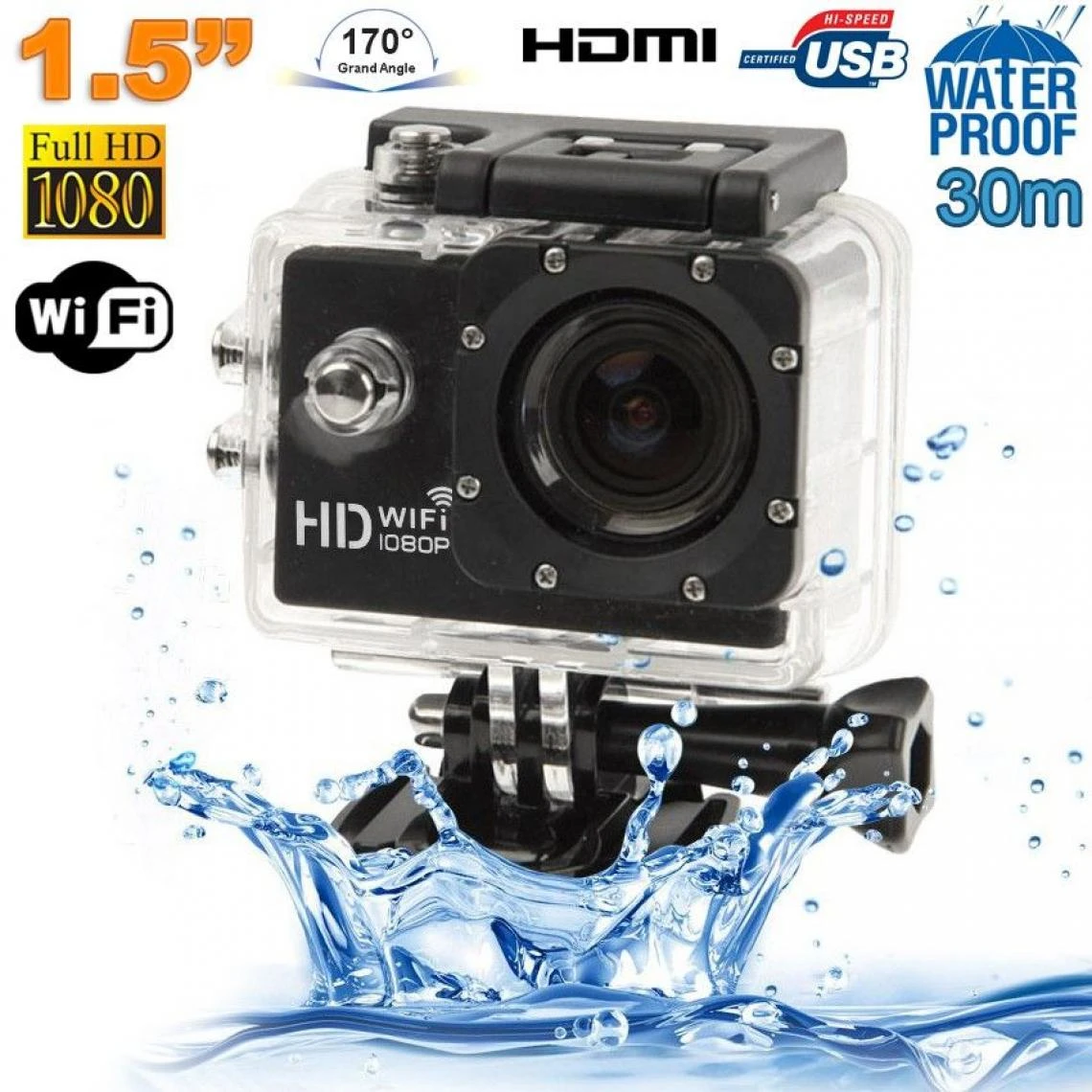 Yonis Caméra Sport Waterproof+SD 8Go 1 Yonis Caméra Sport Waterproof+SD 8Go