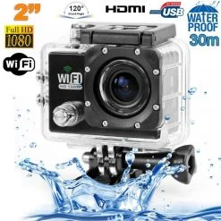 Yonis Caméra Sport Waterproof+SD 8Go