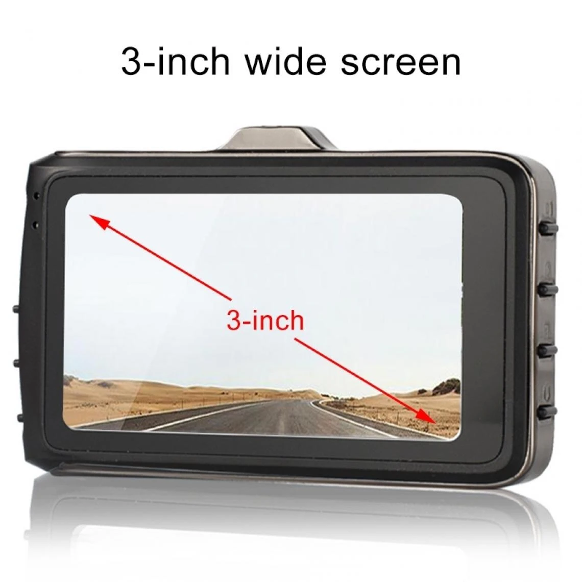 Yonis Caméra Voiture 3 Pouces 1080p+4 Go 3 Yonis Caméra Voiture 3 Pouces 1080p+4 Go – Image 3