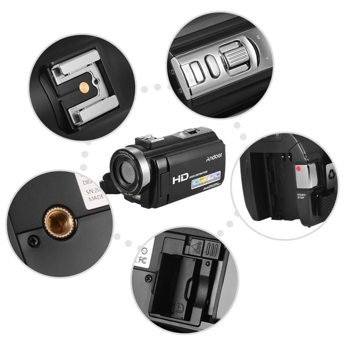 Yonis Caméscope Numérique Full HD + 32 Go 5 Yonis Caméscope Numérique Full HD + 32 Go – Image 5