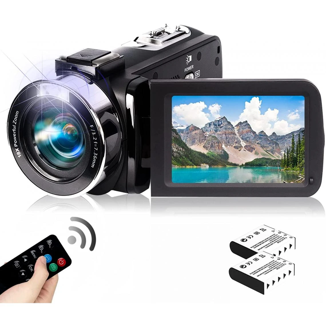 Vendos85 Caméscope Numérique Full HD De 23 Pouces 42 P Noir Gris 1 Vendos85 Caméscope Numérique Full HD De 23 Pouces 42 P Noir Gris