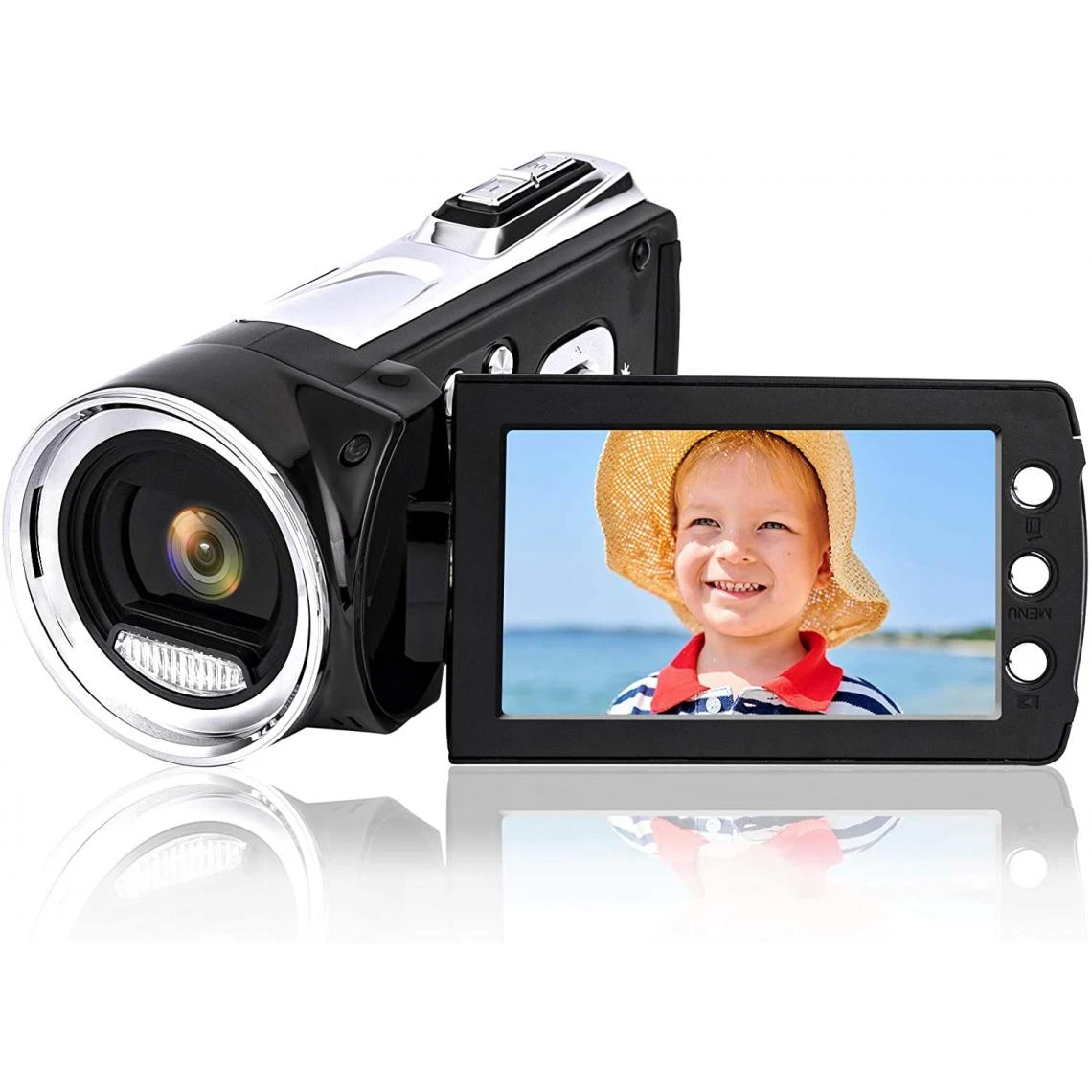 Vendos85 Caméscope Numérique Full HD De 2,7 Pouces 1920 X 1080 24 P Noir Gris 1 Vendos85 Caméscope Numérique Full HD De 2,7 Pouces 1920 X 1080 24 P Noir Gris