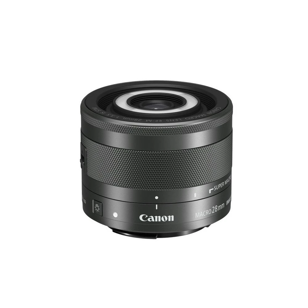 Canon® CANON EF-M 28 Mm F/3,5 Macro IS STM Avec éclairage Led Incorporé 1 Canon® CANON EF-M 28 Mm F/3,5 Macro IS STM Avec éclairage Led Incorporé