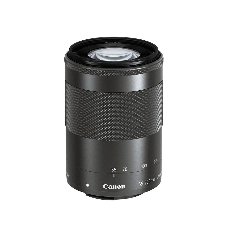 Canon® Objectif Hybride EF-M 55-200mm F/4,5-6,3 IS STM Graphite 1 Canon® Objectif Hybride EF-M 55-200mm F/4,5-6,3 IS STM Graphite