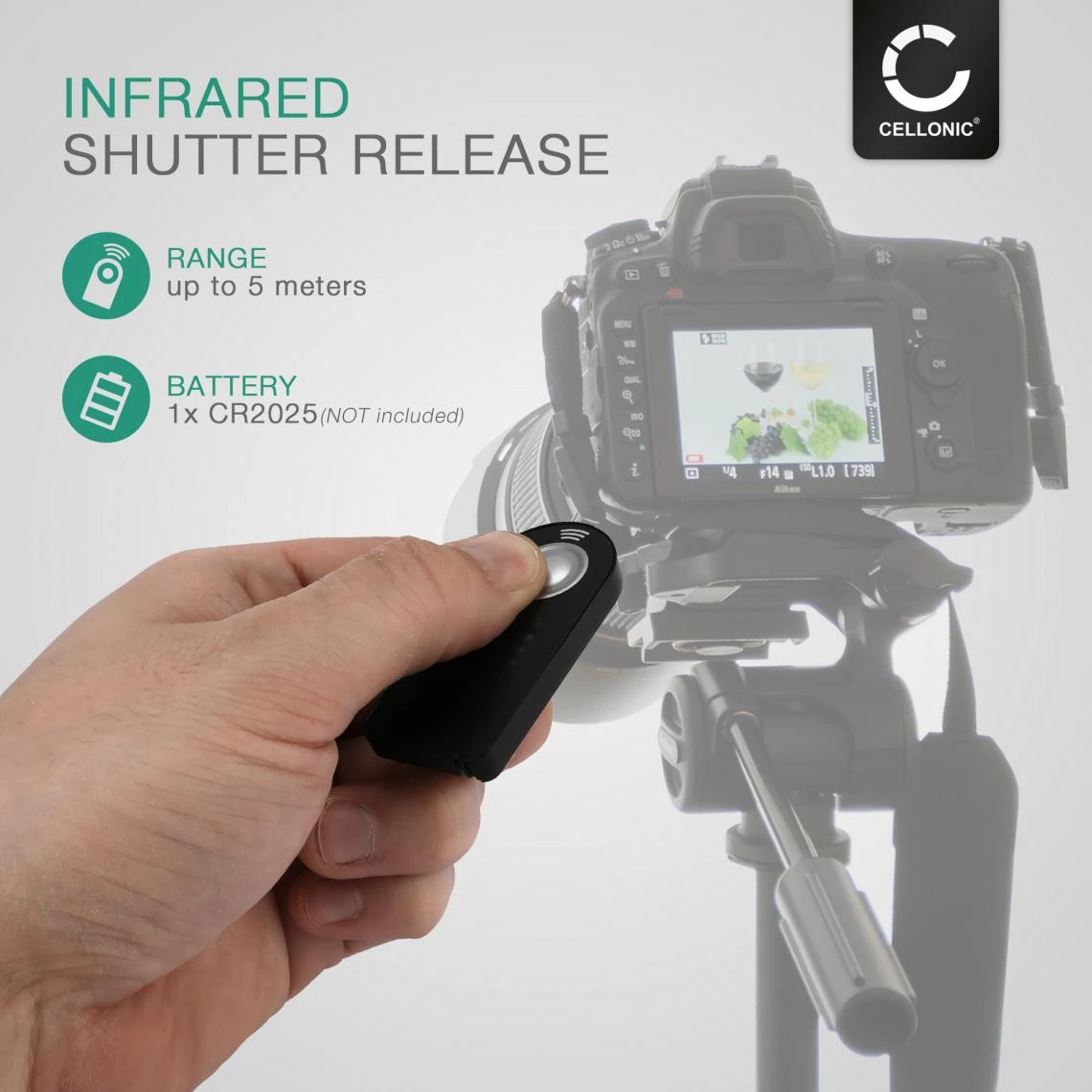 CELLONIC Déclencheur à Infrarouge Pour Appareil Photo Nikon Coolpix ... 2 CELLONIC Déclencheur à Infrarouge Pour Appareil Photo Nikon Coolpix ... – Image 2