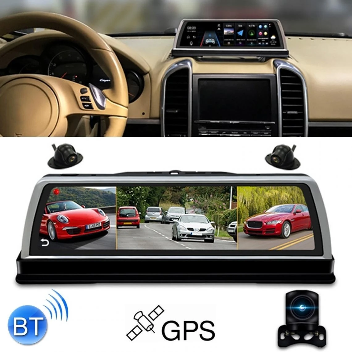 Yonis Dashcam Android GPS + 64 Go 1 Yonis Dashcam Android GPS + 64 Go