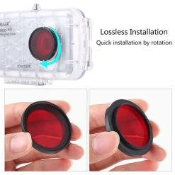 Wewoo Filtre Lentille De Couleur Rouge Plongée 32mm Pour Le Boîtier De De ... 9 Wewoo Filtre Lentille De Couleur Rouge Plongée 32mm Pour Le Boîtier De De ... -Boutique KODAK PIXPRO filtre lentille de couleur rouge plongee 32mm pour le boitier de de telephone 4