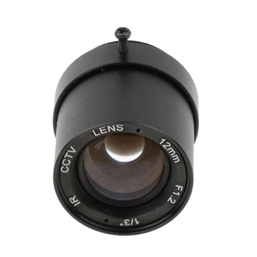 Marque Generique Objectif CCTV à Iris Fixe 12mm 1 Marque Generique Objectif CCTV à Iris Fixe 12mm