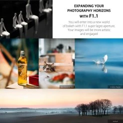 Inconnu Kamlan 50mm F1.1 APS-C Objectif à Grande Ouverture, à Focale Fixe, O... -Boutique KODAK PIXPRO kamlan 50mm f11 aps c objectif a grande ouverture a focale fixe objectif principal standard pour appareils sans miroir m4 3 12163510 32321270 1140x1140