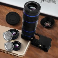 Avizar Kit Objectif Universel Smartphone Téléobjectif, Fisheye Grand Angle ... -Boutique KODAK PIXPRO kit objectif universel smartphone teleobjectif fisheye grand angle et 2 macro 8196871 20897401 1140x1140