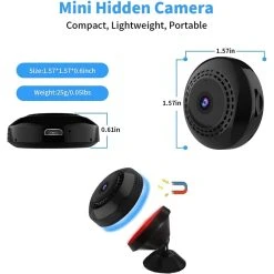 Alternative view of GENERIC Mini Caméra 1080P HD Mini Caméra Espion Caméra Cachée Surveillance...