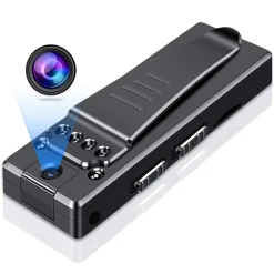 GENERIC Mini Caméra Corporelle, Enregistreur Vidéo Portable 1080p, Petite Ca...
