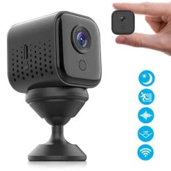 GENERIC Mini Caméra Espion Sans Fil, 1080P HD WiFi Petite Caméra De Sécurit...