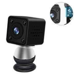 GENERIC Mini Caméra WiFi 1080P HD Caméra Sans Fil Portable Nounou Cam Pet Bu...