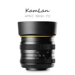 Alternative view of Marque Generique Objectif Kamlan 50 Mm / F1.1 APS-C à Focale Fixe Et à Grande Ouvertu...