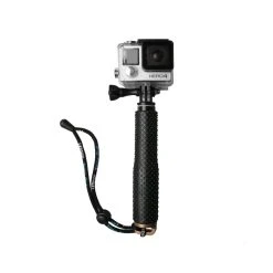 Wewoo Pour GoPro HERO4 / 3 Or + / 3/2, Longueur Maximum: 49cm Monopode Exten... -Boutique KODAK PIXPRO perche gopro ordinateur de poche monopode avec pole extendable vis hero4 3 3 2 max longueur 49cm gold 2