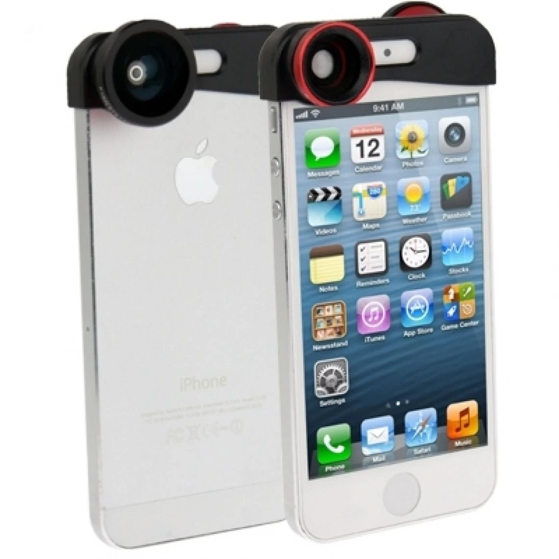 Wewoo Pour IPhone 5 Lentille Large Et Détachable + Objectif Grand Angle Fis... 1 Wewoo Pour IPhone 5 Lentille Large Et Détachable + Objectif Grand Angle Fis...
