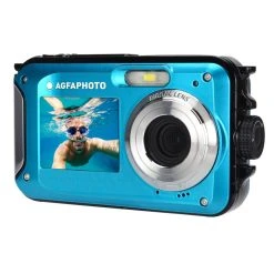 AGFA PHOTO - WP8000 - Appareil Photo Numérique Étanche - 24MP - Bleu... -Boutique KODAK PIXPRO qrbwjb agfa photo wp8000 blue 3