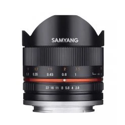 Inconnu Samyang 8 Mm F2.8 II Objectif à Mis'au Poing Manuelle Fisheye Pour Ca...